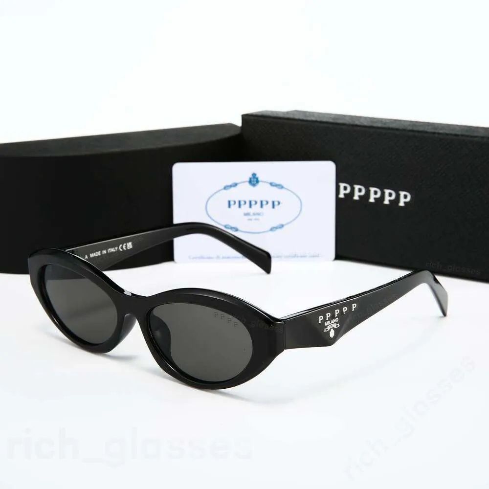 Luxury Designer Sunglasses Triangular Signature Angular Frame UV400 Protection Anti Glare Vintage Retro Eyewear for Men Women Fashion Sun Glasses with Box - 2 of 9
