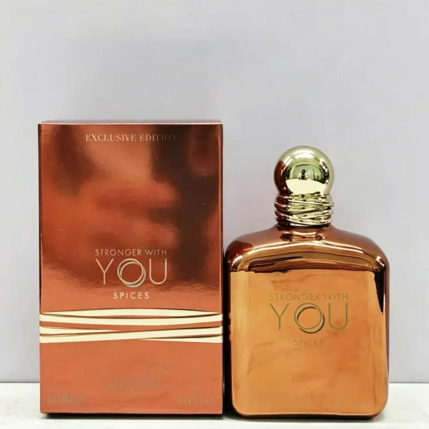 90ml Spices Power Of You Perfume 100ml Stronger With You Spices Freeze Absolutely Intense Eau De Parfum Man Cologne Spray Fast Ship High Quality - 2 of 6
