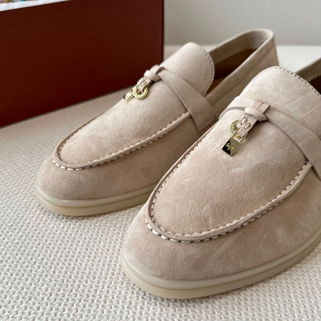Casual Shoes Men's Walking Driving Unisex All Genuine Leather Loafer Sheepskin Suede Flat Women's Large - 6 of 8