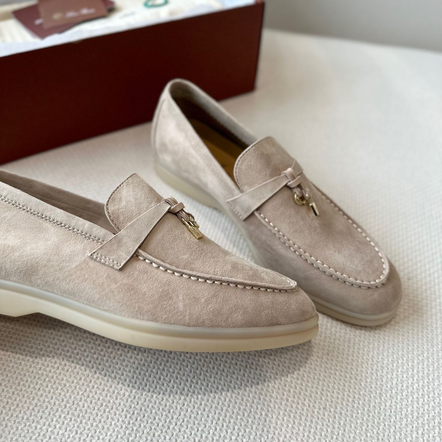 Casual Shoes Men's Walking Driving Unisex All Genuine Leather Loafer Sheepskin Suede Flat Women's Large - 2 of 8