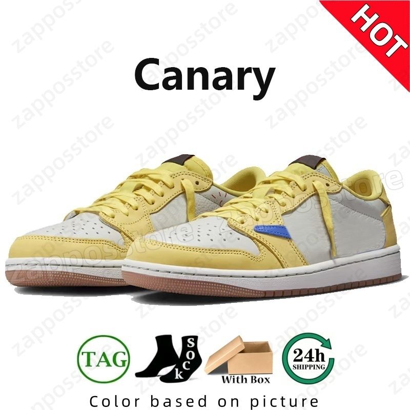 Designer for Men Women Low 1 1s Basketball Shoes Sneakers Black Phantom Tropical Pink Sail Medium Olive Outdoor Sports Trainers Sneaker Traviscotts Shoes EUR 36-45 - 6 of 8