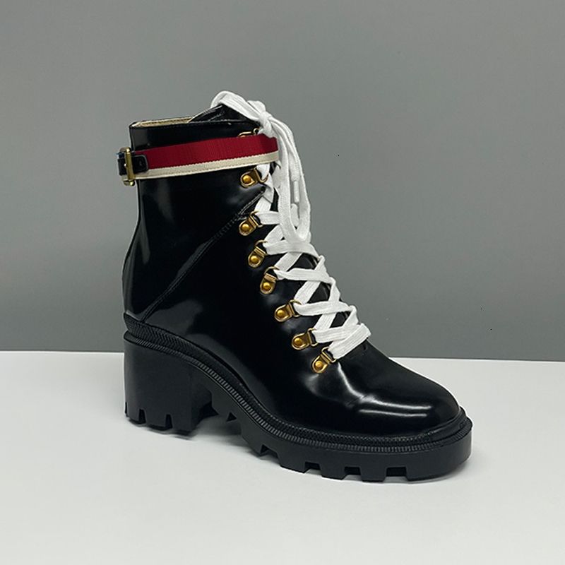 Suede Star Trail Boots Designer Women Boots Leather High Heels Winter Martin Boot Womens Ankle Booties Vintage Style 013 - 6 of 8