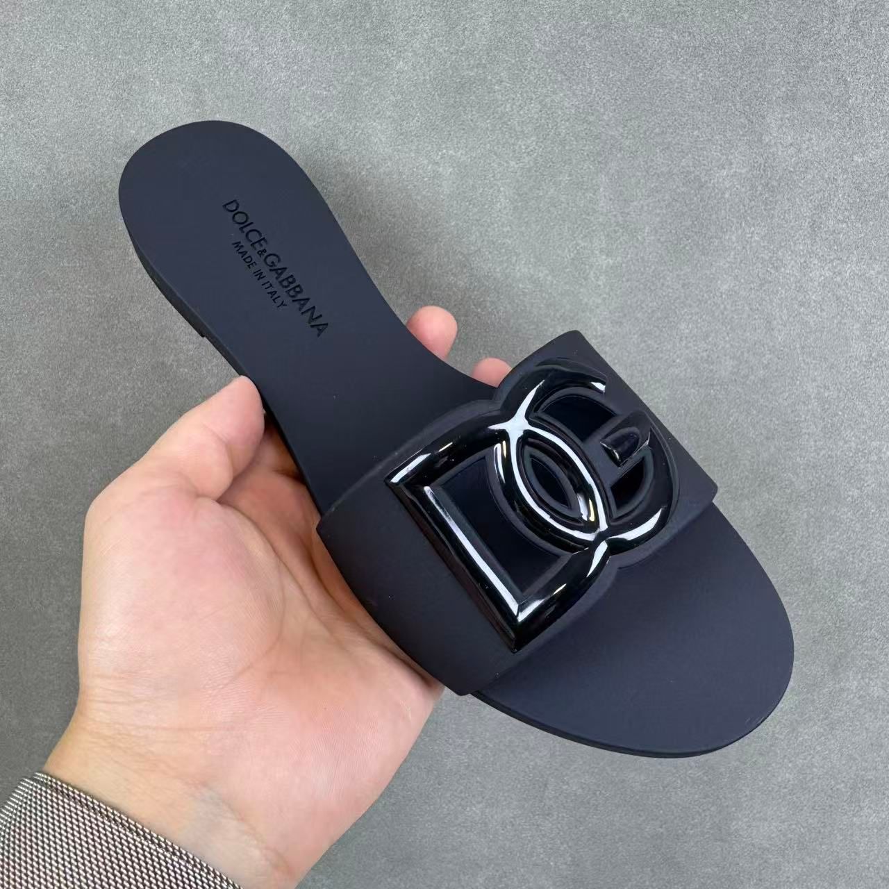Designer Slides Fashion Shoes Sandals Wool integrated Women Men slippers Slides Size 35-48 - 6 of 7