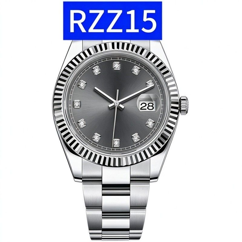 mens and womens luxury designer mechanical watch luminous date window waterproof 904Lstainless steel elegant everyday watches - 5 of 8