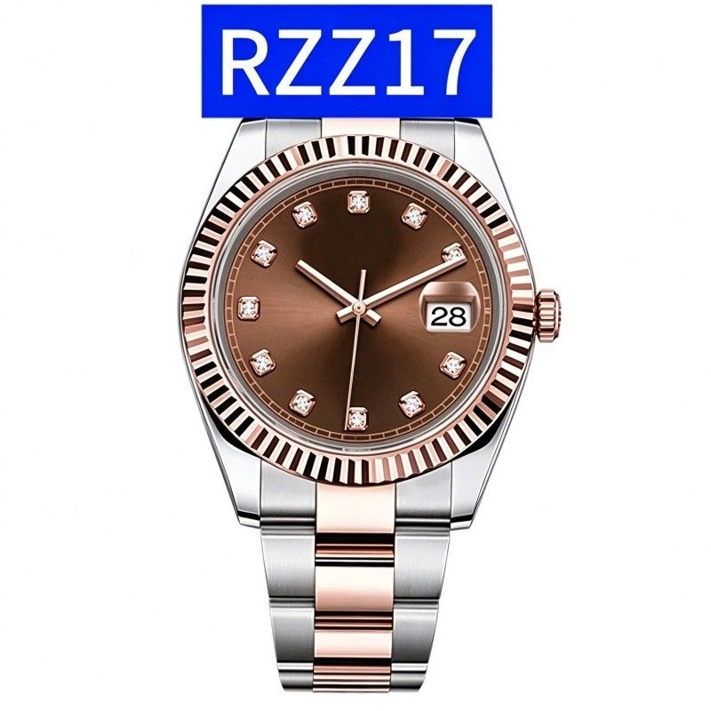 mens and womens luxury designer mechanical watch luminous date window waterproof 904Lstainless steel elegant everyday watches - 3 of 8