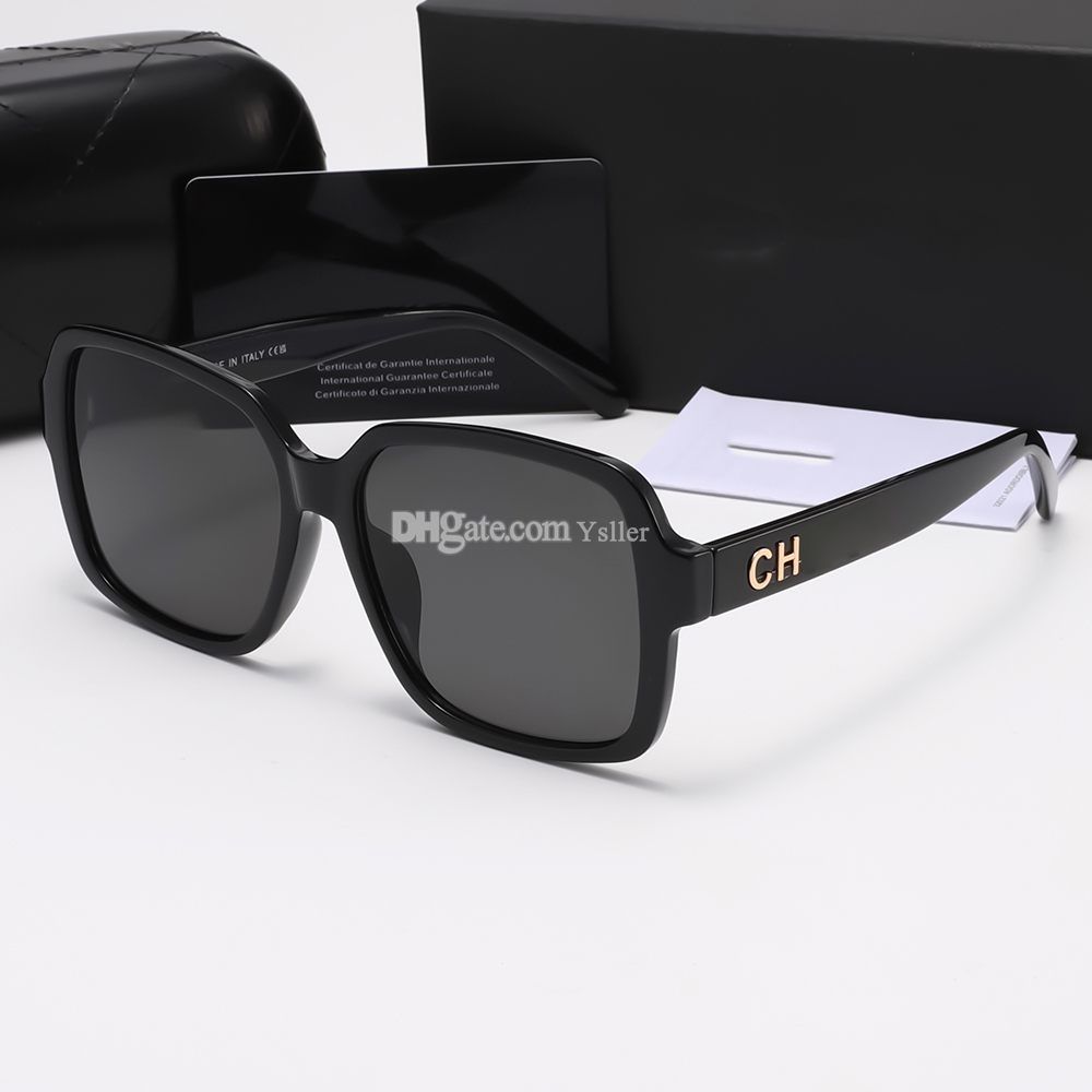 Hot Luxury Oval Sunglasses for Men Women Designer Summer Shades Polarized Eyeglasses Black Vintage Oversized Sun Glasses of Women Male Sunglass with Box - 2 of 6