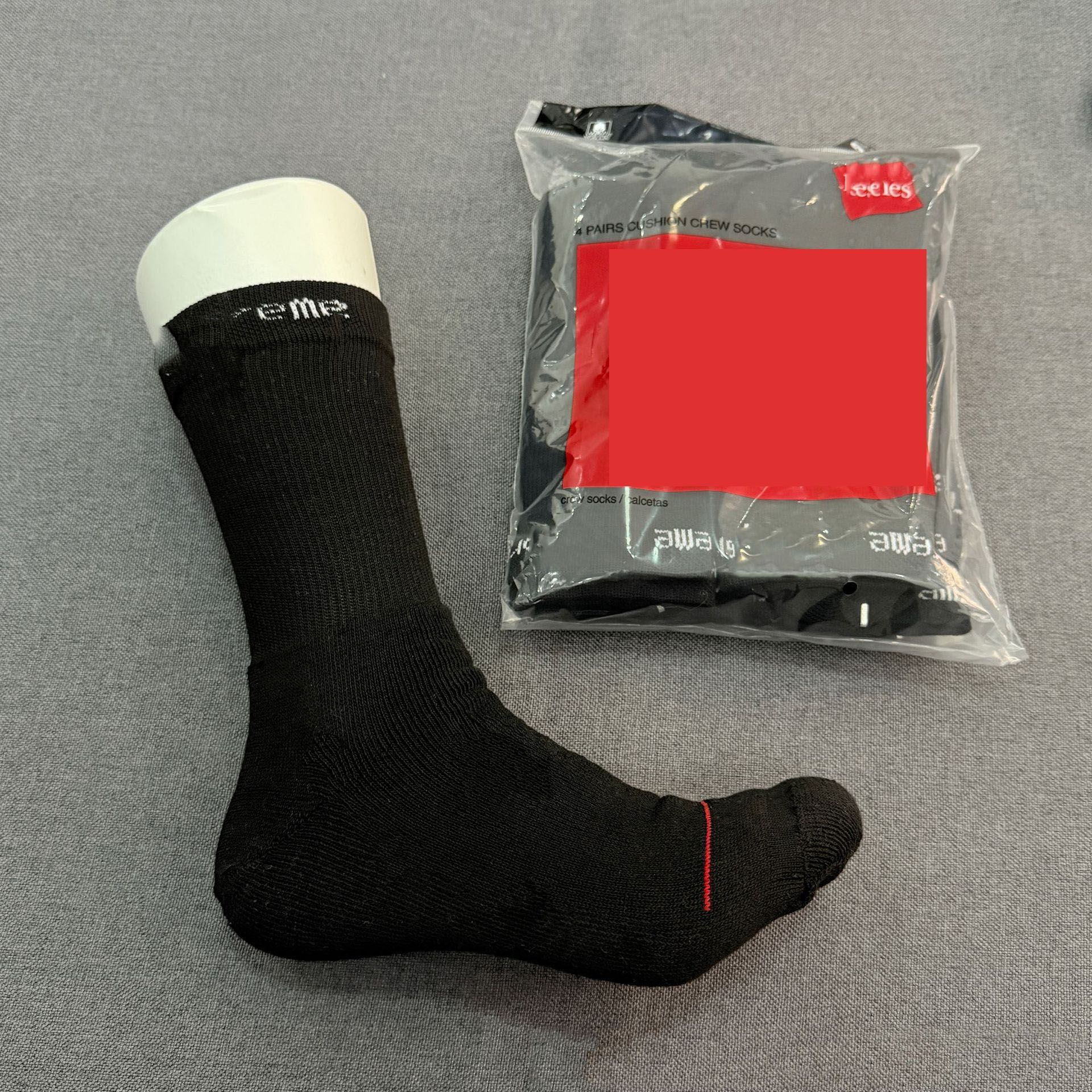 Men's Socks Sport Running Cotton Designer Running Soccer Basketball Sports Women Skateboard Stockings Grip Solid Classic Socks - 3 of 9