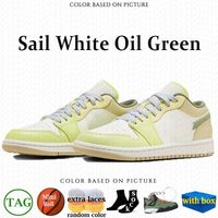 91 Sail White Oil Green