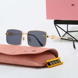 MU Designer sunglasses for women men Oval Metal Fashion Outdoor Eternal Classic Style Eyewear Multi-style full-frame spectacles - dupehive