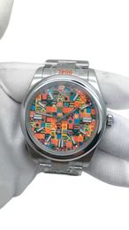 U1 Rolex Oyster Perpetual Automatic Stainless Steel Watch Bezel Men's Watch Sapphire Glass Case New Black Case - dupehive
