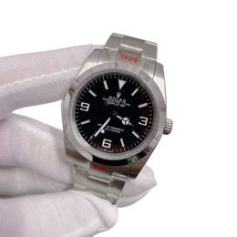 U1 Rolex Explorer Upgraded Jubilee Strap Automatic Stainless Steel Watch Bezel Men's Watch Sapphire Glass Case New Black Case - dupehive
