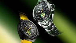 TAG Heuer Formula 1 Chronograph x Senna Stainless Steel Men's Watch Stainless Steel Case Silver Case New - dupehive