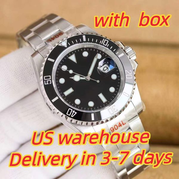 Sliding lock luxury ceramic bezel sapphire glass men's watch 2813 automatic mechanical watch 41mm fashion watches men's 904L stainless watch with box - Watches - dupehive