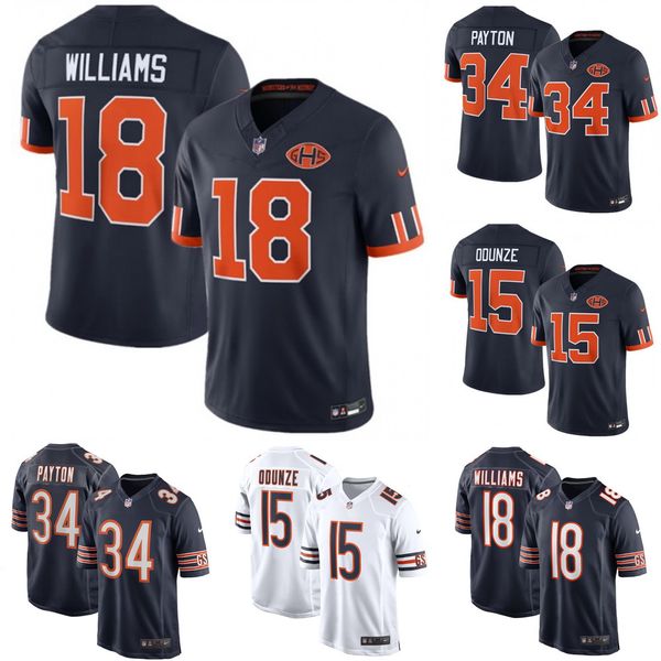Men's Chicago Bears Caleb Williams Navy Player Game Jersey Custom Available S 6XL - Sports & Outdoors - dupehive