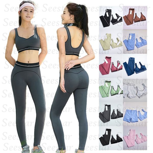 2Pcs Women Yoga Set Gym set Sport Bra High Waist Leggings Outfit, Quick Dry Fitness Gym Running Workout Sportswear - Sports & Outdoors - dupehive