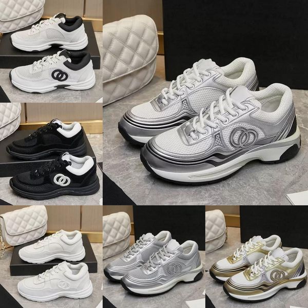 Designer shoes Thick soled Casual shoes women platform lace-up Travel leather 100% cowhide fashion lady Letters Flat Running Trainers men gym sneakers size 35-42 - Shoes & Accessories - dupehive