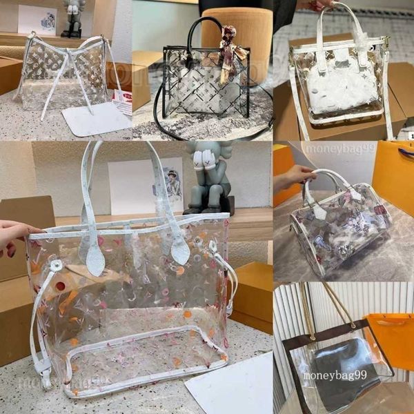 10A Shoulder Bags jelly Fashion Designer Transparent Totes Ladies Crossbody VL bag Show off the rich Clear Lipstick powder makeup cosmetic Pouch toiletry purse 2025 - Bags, Luggage & Accessories - dupehive