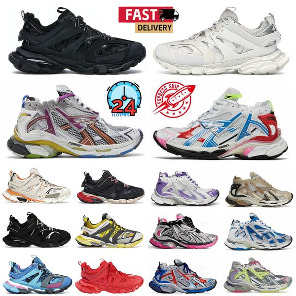 Desinger Casual Shoes Runner 7 7.0 Track Led Sneaker Tracks 3 3.0 Platform Sneakers Luxury Paris Gomma Leather Trainer Extraordinary Mens Women Trainers Size 35-46 - Shoes & Accessories - dupehive