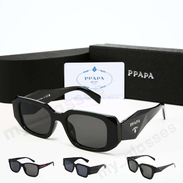 Luxury Designer Sunglasses Symbole Triangular Signature Angular Frame UV400 Protection Anti Glare Eyewear for Men Women Fashion PR17WS Sun Glasses with Box - Fashion Accessories - dupehive