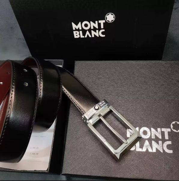 Men Business Belt casual 2026 Upscale Black Fashion needle buckle Belts MB Designer Belt With white star logo Montblancs genuine leather belt for elegant charm Man - Fashion Accessories - dupehive