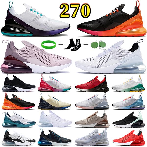 Designer shoe 270 running shoes mens 270s sneakers triple black white Houston San Francisco Core White Olive Light Bone Grape Brown red Men Womens Sport Sneakers - Shoes & Accessories - dupehive