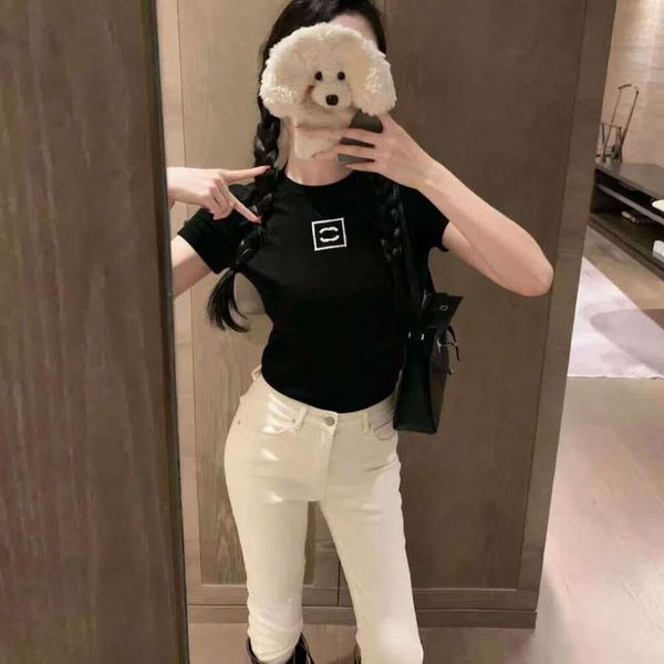 Womens T Shirts Vests Designer Slim Tshirts Shorts Tees Summer Breathable Tops Sweatshirts Long Shirt With Budge Turtleneck Letters Design Short Sleeves Size S-XL - Apparel - dupehive
