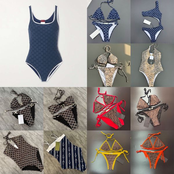 Designer Women's Bikini Swimwear Full Rhinestone Letter Swimsuit Summer Beach Vacation Luxury One Piece Swim suit Womens Sexy Slim Bikini Set - Apparel - dupehive