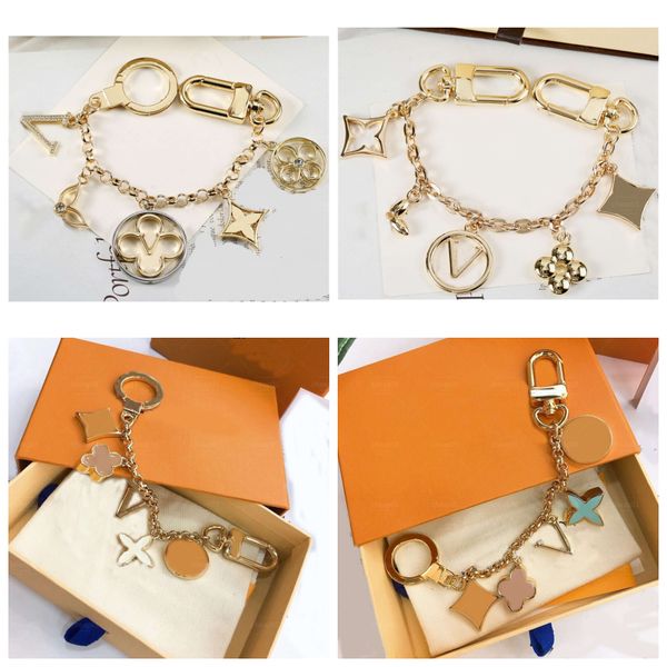 Fashion Brand Letter Designer Keychains Metal Keychain Womens Bag Charm Pendant Auto Parts - Fashion Accessories - dupehive