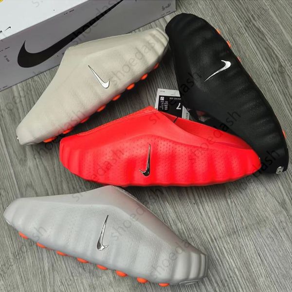 Designer Mind 001 002 Running for Men Women Pre-match Tech Comfortable Slippers Bone Solar Red Black Chrome Light Smoke Grey Fashion Shoes top quality - Shoes & Accessories - dupehive