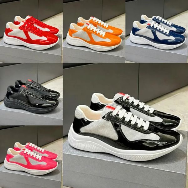 Designer American cup Casual low red Sneakers Luxury Trainers Americas sneaker Rubber Fabric Outdoor Comfortable Walking Shoes Size 36-49 - Shoes & Accessories - dupehive