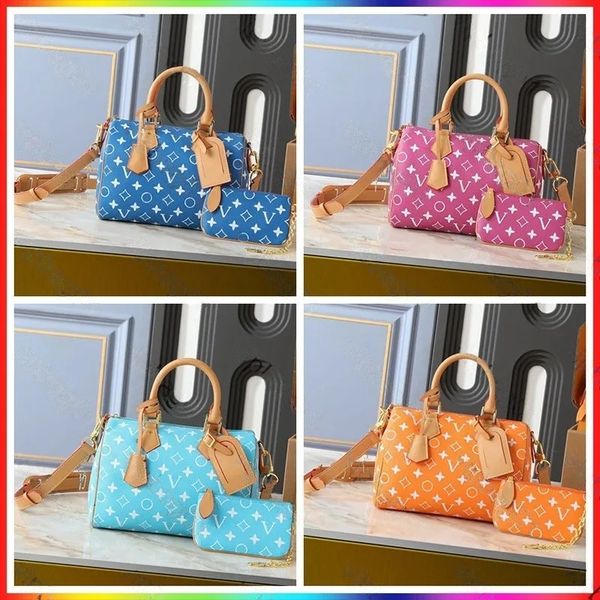 Luxury designer bag pochette crossbody shoulder bag high-quality monogram leather travel bag tote old flower classic women's large capacity handbag purse wallet - Bags, Luggage & Accessories - dupehive