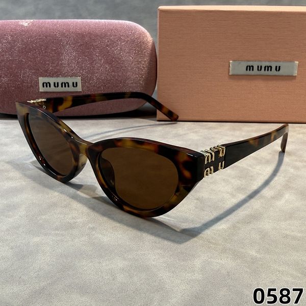 MU Designer Sunglasses For Women UV400 Protection Glasses Black Brown Transparent Tortoise Mens MM Clear Frame Cat Eye Luxury Sunglasses Daily Beach Outdoor - Fashion Accessories - dupehive