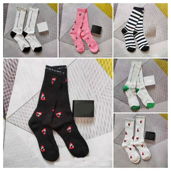 Men's Socks Designer For Autumn And Winter Warmth Mens Womens Long White Personalized Embroidery Designers Sports - Apparel - dupehive