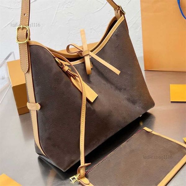 High quality Carryall Shoulder Bags Fashion MM PM Tote Bag Designer Womens Handbags Canvas Leather Vintage Carry All 2 In 1 Hobo With Wallet detachable shoulder strap - Bags, Shoes & Accs - dupehive