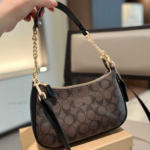 Shoulder Bags Fashion Designer Underarm Small Handbags Women Shoulder Bag Half-moon ladies Baguette Purse Chain Strap Croissant bags Large Capacity Chain Bag - Bags, Luggage & Accessories - dupehive
