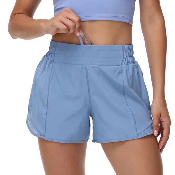 Womens Hotty Hot High-Rise Lined Short 4" Gym Fitness Training Tights Sport Quick-drying Short Pants Fashion Trousers - Sports & Outdoors - dupehive