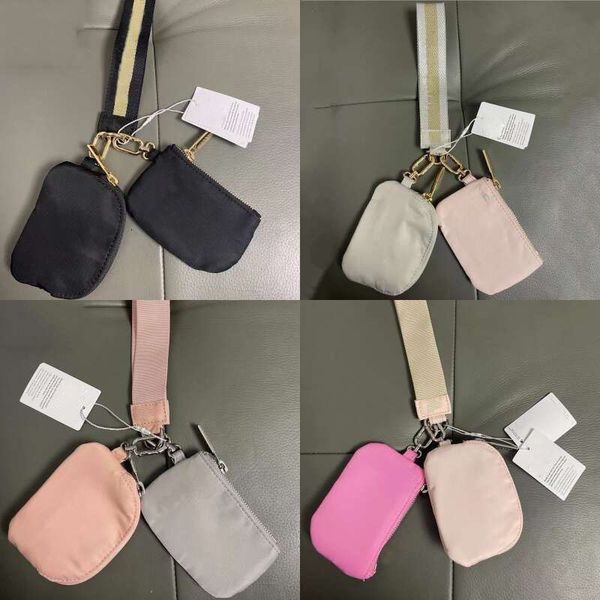 High quality yoga sport keychain mens and womens chain storage coin purse butler key mini lululies bag 02 - Fashion Accessories - dupehive