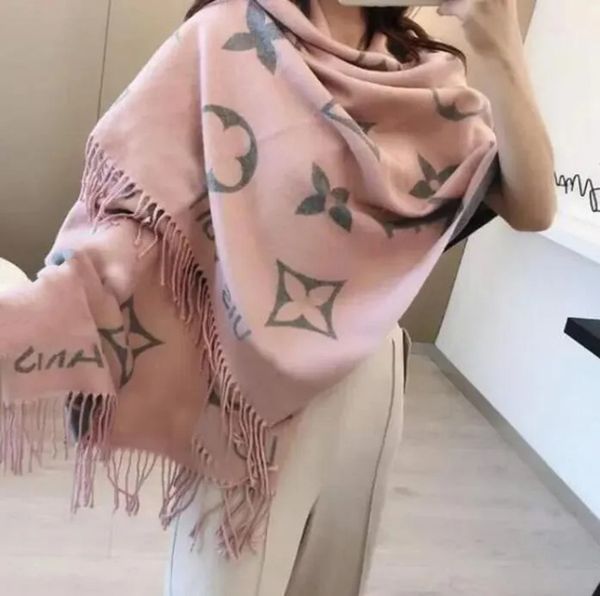 New Luxury Scarfs Designer Scarf Pashmina For Women mens Designers Warm Scarfs Fashion Classic Men And Women Cashmere Wool Long Shawl Box - Fashion Accessories - dupehive