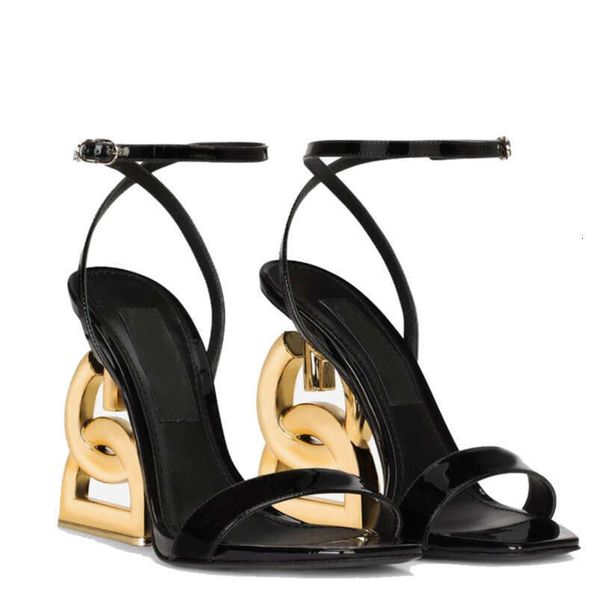 top Designer Dress Shoes High Heels Famous Brand Women Patent Leather Sandals Shoes Red Black White Party Wedding Lady Walking Shoe EU35-42 - Fashion Collection - dupehive