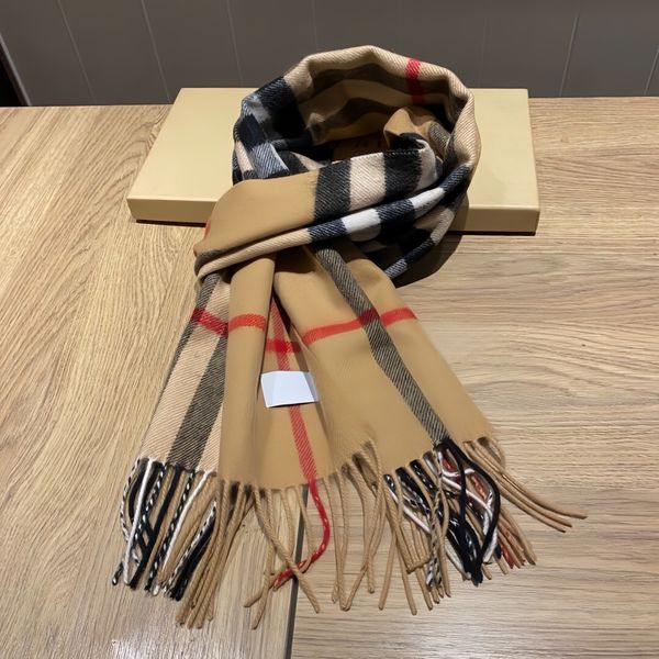 2026 Classic Plaid Women Man Designer Scarf 100% Cashmere Scarves For Winter Warm Womens and mens Long Wraps Size 180x30cm - Fashion Accessories - dupehive