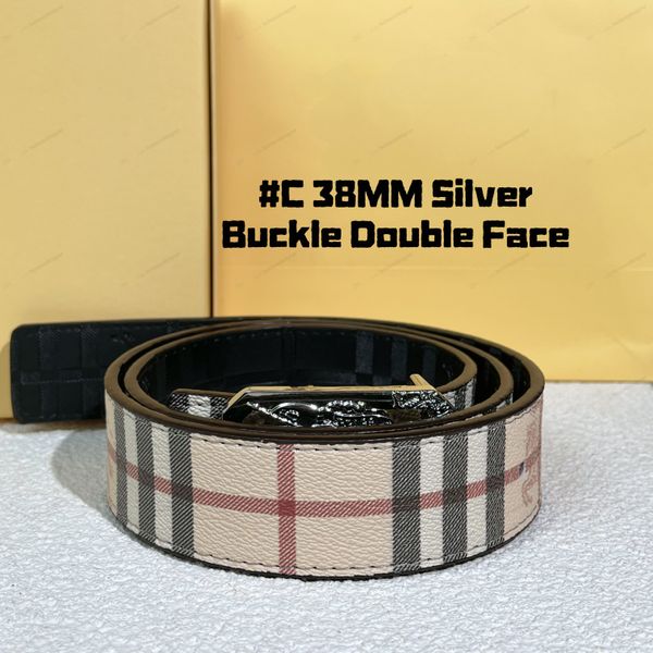 Designer belt belts for men designer belt men ceinture women genuine leather belt High Quality letter smooth buckle men belt golden buckle belts with box mens belt - Fashion Accessories - dupehive