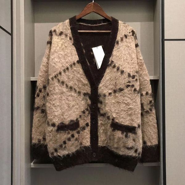 Womens Cardigan Sweaters Designer Wool Sweater Winter Warm Knits Shirts Long Sleeves Woman Classic Sweatshirt Tops Embroidery Shirt S-XL - Apparel - dupehive
