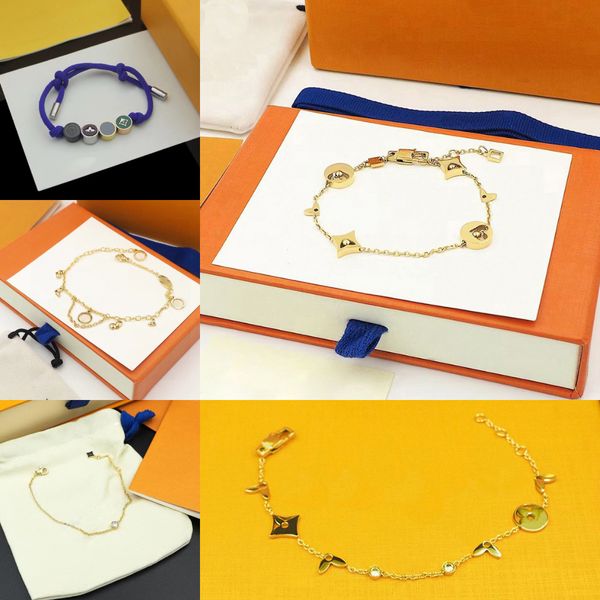 bangle bracelet jewelry woman designer bracelet 18k gold plated stainless steel jewlery 925 sterling silver jewelry womens accessory flower luxury braclets gift - Jewelry - dupehive