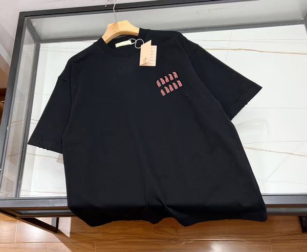 9A Womens T Shirt Tees Shirts Vest Designer Tank Summer Short Sleeves Round Neck Woman Tops T-Shirts With Embriodery Tshirts S-3XL - Apparel - dupehive