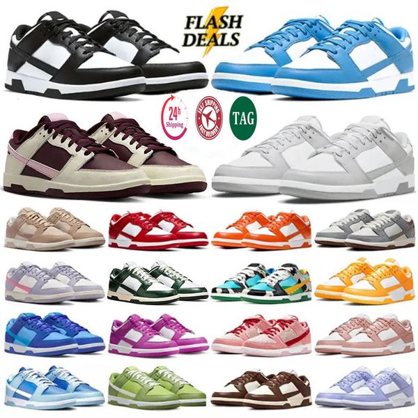 Designer Shoes Men Women Casual Running Shoes Flat Sneakers Panda Triple White Black Orange Pink University Blue Red Green Red Hiking Outdoor Mens Sports Trainers - Shoes & Accessories - dupehive