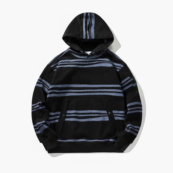 Topstoney Designer Hoodies Spring Mens Striped Hoodie Cotton Super Large Hoodie Long Sleeve Street Clothing Fashion Top Jumper - Apparel - dupehive